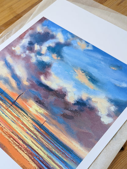 "West Coast Sunset, Knoydart" Limited Edition Print