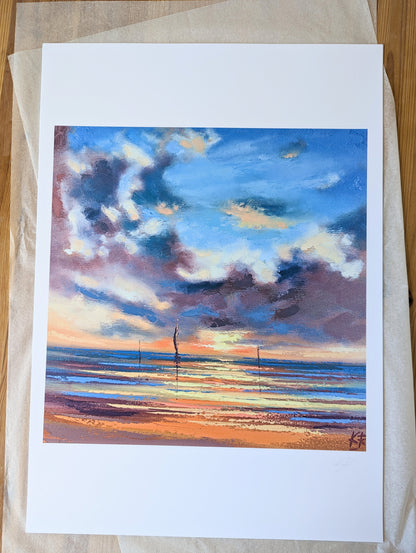 "West Coast Sunset, Knoydart" Limited Edition Print